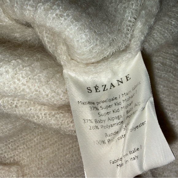 Sézane Gaspard Cream Cardigan - Picture 5 of 5